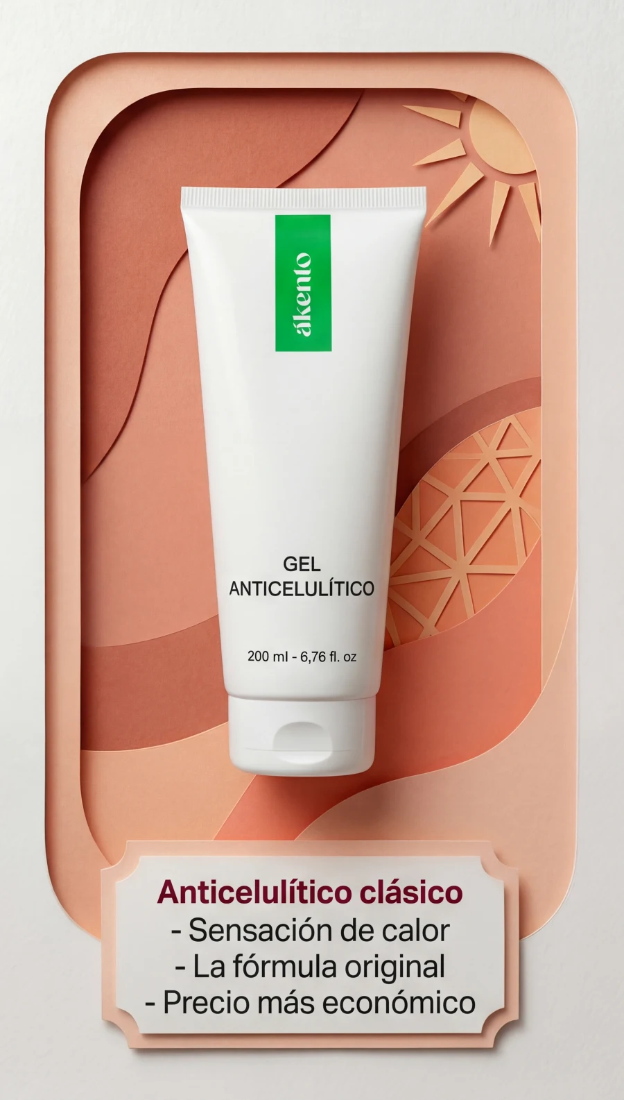Características del Anticelulítico clásico Akento